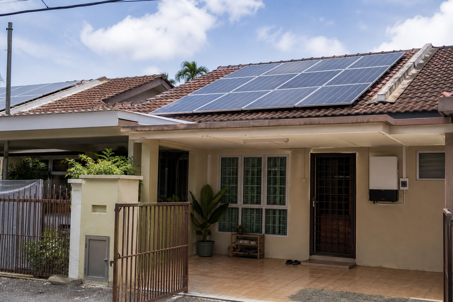 Malaysian solar home
