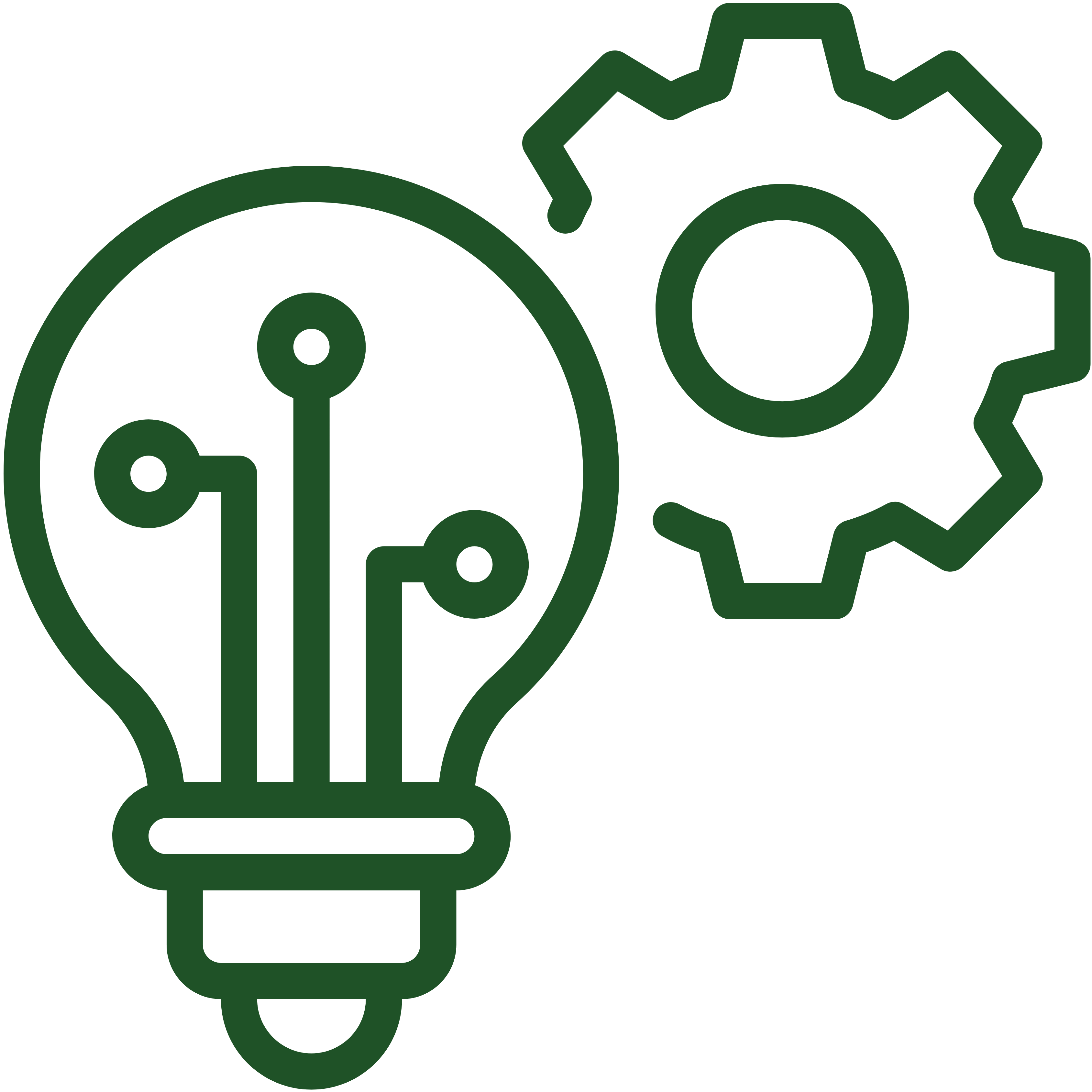 Low carbon industrial solution icon